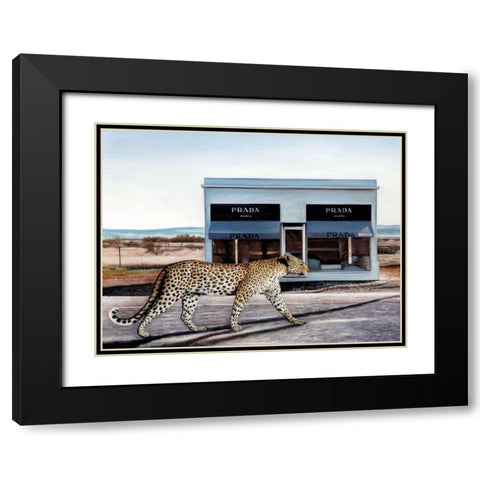 Catwalk Art Print Black Modern Wood Framed Art Print with Double Matting by Urban Road