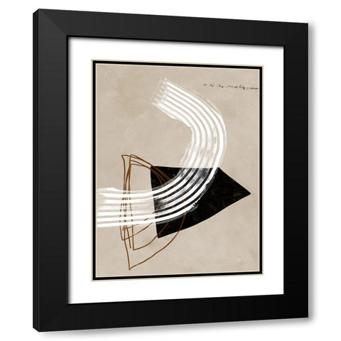 Act Natural II Black Modern Wood Framed Art Print with Double Matting by Urban Road