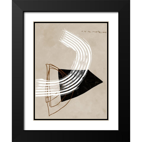 Act Natural II Black Modern Wood Framed Art Print with Double Matting by Urban Road