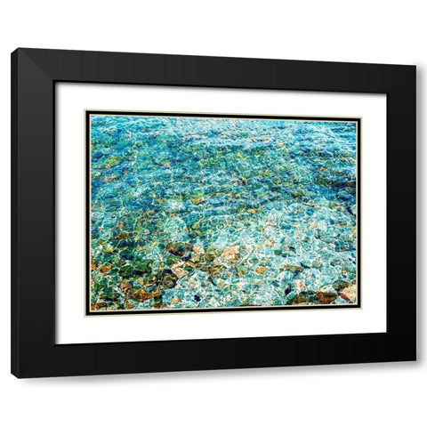 The Shallows Art Print Black Modern Wood Framed Art Print with Double Matting by Urban Road