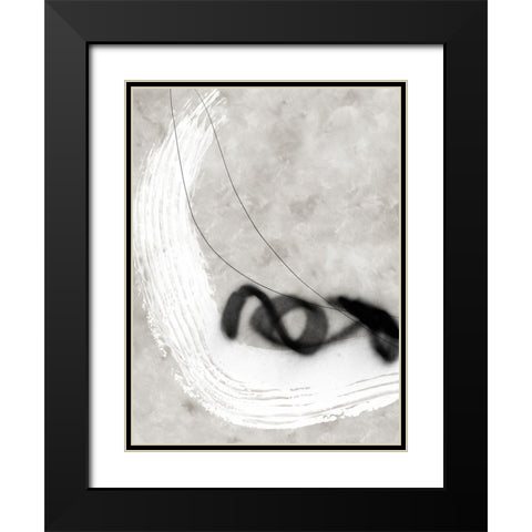 Fossilize I Black Modern Wood Framed Art Print with Double Matting by Urban Road
