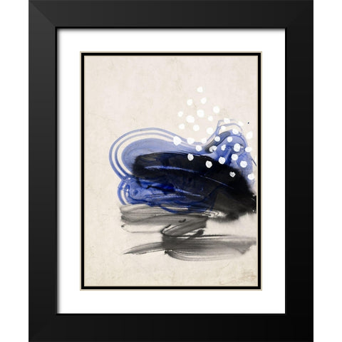 Awash I Black Modern Wood Framed Art Print with Double Matting by Urban Road