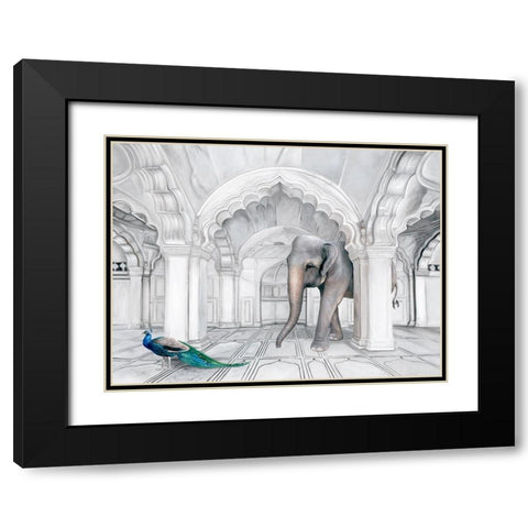 Follow the Leader  Black Modern Wood Framed Art Print with Double Matting by Urban Road