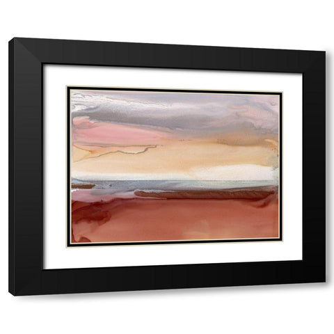 Bay of Fires  Black Modern Wood Framed Art Print with Double Matting by Urban Road