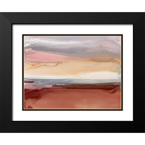 Bay of Fires  Black Modern Wood Framed Art Print with Double Matting by Urban Road