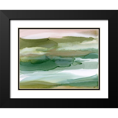 Recherche Bay  Black Modern Wood Framed Art Print with Double Matting by Urban Road