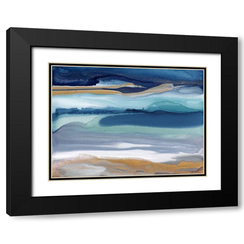 Great Oyster Bay  Black Modern Wood Framed Art Print with Double Matting by Urban Road