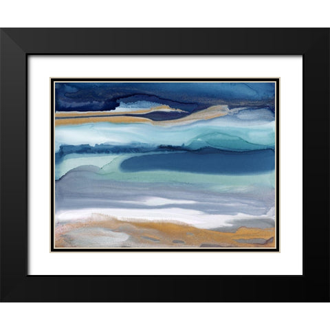 Great Oyster Bay  Black Modern Wood Framed Art Print with Double Matting by Urban Road