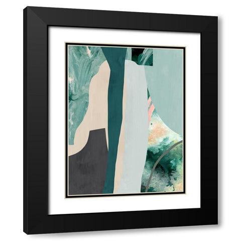 Deep Dive I  Black Modern Wood Framed Art Print with Double Matting by Urban Road