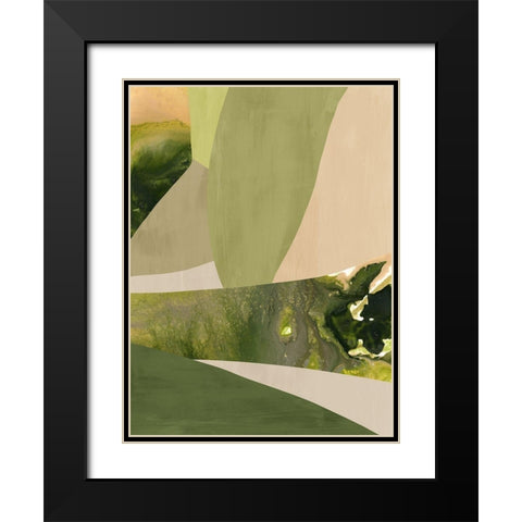 Green Gables I  Black Modern Wood Framed Art Print with Double Matting by Urban Road