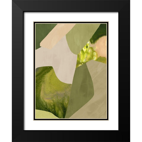 Green Gables II  Black Modern Wood Framed Art Print with Double Matting by Urban Road