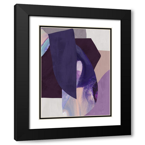 Astro I  Black Modern Wood Framed Art Print with Double Matting by Urban Road