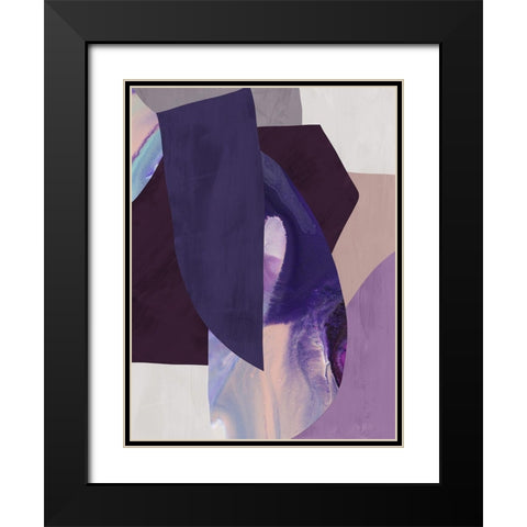 Astro I  Black Modern Wood Framed Art Print with Double Matting by Urban Road