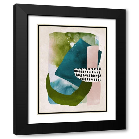 Paper Towns II  Black Modern Wood Framed Art Print with Double Matting by Urban Road