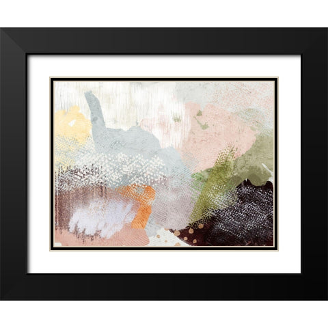 Seine  Black Modern Wood Framed Art Print with Double Matting by Urban Road