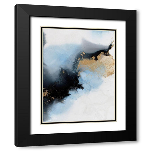 Interstellar II Black Modern Wood Framed Art Print with Double Matting by Urban Road