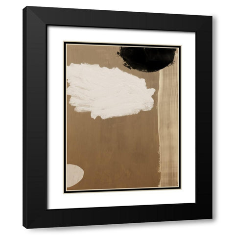 Brick and Mortar III Black Modern Wood Framed Art Print with Double Matting by Urban Road