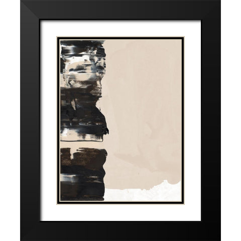 Mudslide III Black Modern Wood Framed Art Print with Double Matting by Urban Road