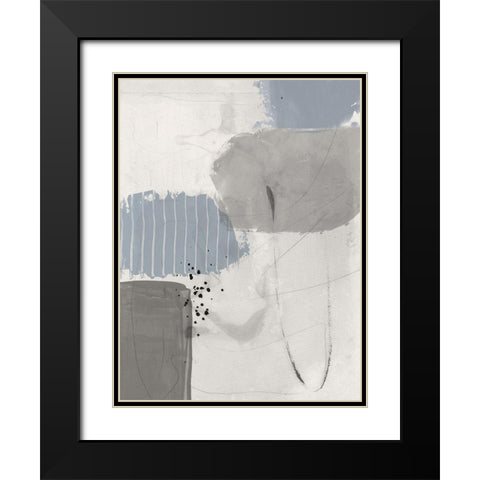 Concrete Decision II Black Modern Wood Framed Art Print with Double Matting by Urban Road