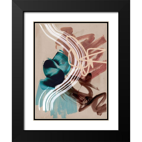 Messy Thoughts I Black Modern Wood Framed Art Print with Double Matting by Urban Road