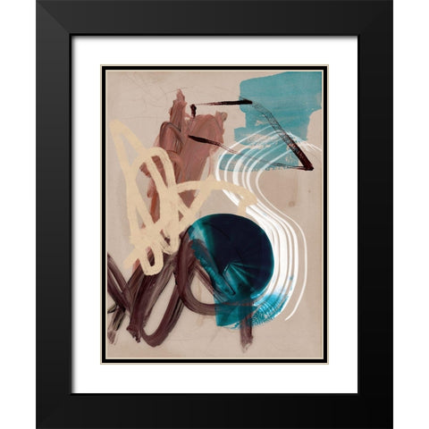 Messy Thoughts II Black Modern Wood Framed Art Print with Double Matting by Urban Road