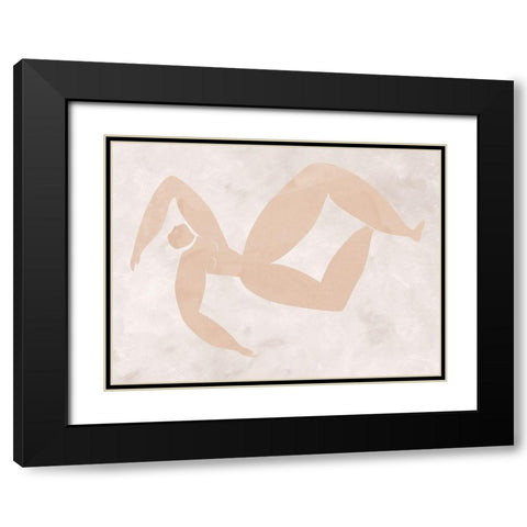 Amelie Cut-Out III Black Modern Wood Framed Art Print with Double Matting by Urban Road