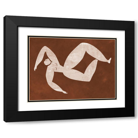 Caroline Cut-Out III Black Modern Wood Framed Art Print with Double Matting by Urban Road