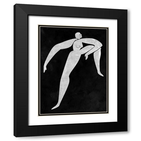 Monique Cut-Out II Black Modern Wood Framed Art Print with Double Matting by Urban Road