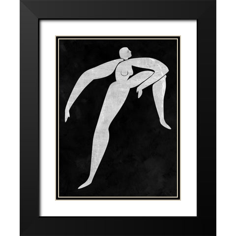 Monique Cut-Out II Black Modern Wood Framed Art Print with Double Matting by Urban Road