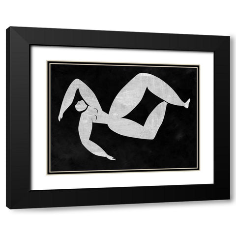 Monique Cut-Out III Black Modern Wood Framed Art Print with Double Matting by Urban Road