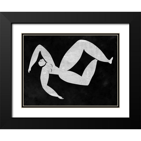 Monique Cut-Out III Black Modern Wood Framed Art Print with Double Matting by Urban Road