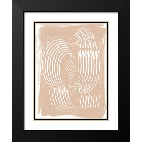 Fauves III Black Modern Wood Framed Art Print with Double Matting by Urban Road