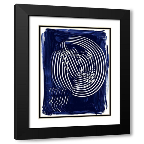 Pierre IV Black Modern Wood Framed Art Print with Double Matting by Urban Road