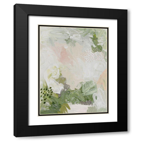 Moss and Ivy II Black Modern Wood Framed Art Print with Double Matting by Urban Road