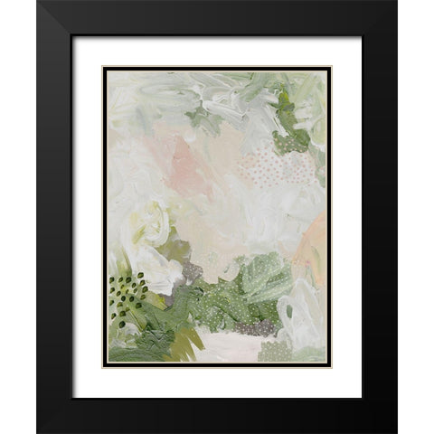 Moss and Ivy II Black Modern Wood Framed Art Print with Double Matting by Urban Road