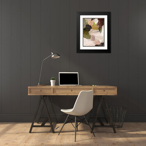 Cobblestone I Black Modern Wood Framed Art Print with Double Matting by Urban Road