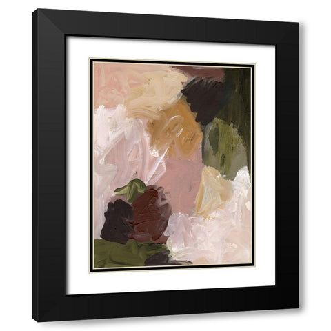 Cobblestone II Black Modern Wood Framed Art Print with Double Matting by Urban Road