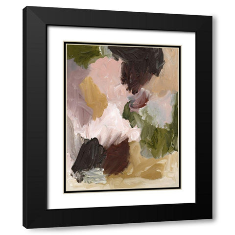 Cobblestone III Black Modern Wood Framed Art Print with Double Matting by Urban Road