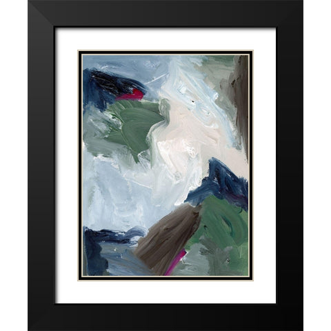 Waterlogged I Black Modern Wood Framed Art Print with Double Matting by Urban Road