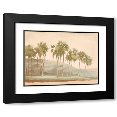 Isle of Paradise Black Modern Wood Framed Art Print with Double Matting by Urban Road