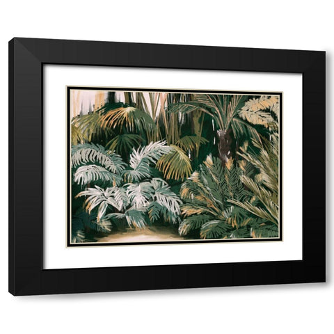 Lifes a Jungle Black Modern Wood Framed Art Print with Double Matting by Urban Road