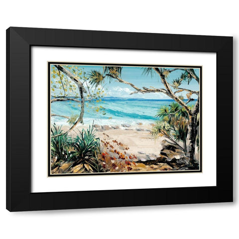 Greenmount Black Modern Wood Framed Art Print with Double Matting by Urban Road