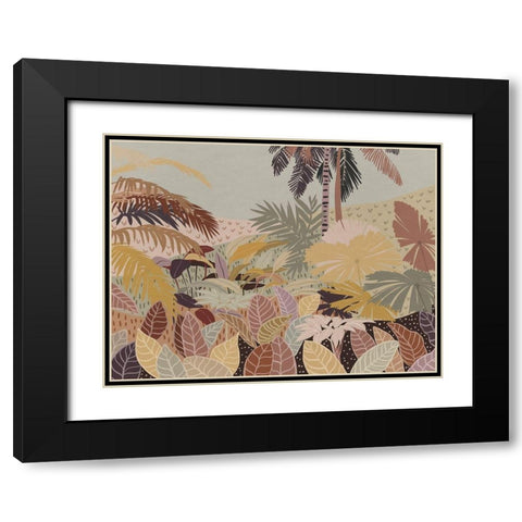 Autumn on the Island Black Modern Wood Framed Art Print with Double Matting by Urban Road