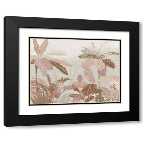Nude Tropics Black Modern Wood Framed Art Print with Double Matting by Urban Road