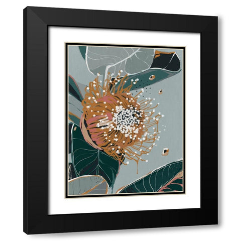 Dusty Flowering Gum II Black Modern Wood Framed Art Print with Double Matting by Urban Road