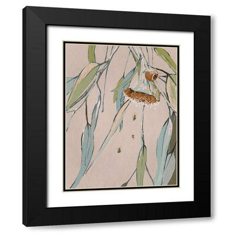 Neutral Flowering Gum I Black Modern Wood Framed Art Print with Double Matting by Urban Road