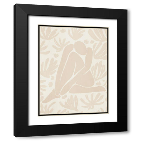 Self-Care V Black Modern Wood Framed Art Print with Double Matting by Urban Road