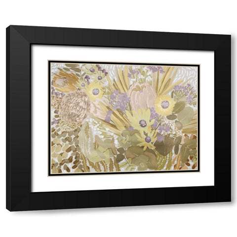 Native Brush I Black Modern Wood Framed Art Print with Double Matting by Urban Road