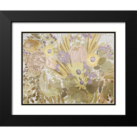 Native Brush I Black Modern Wood Framed Art Print with Double Matting by Urban Road