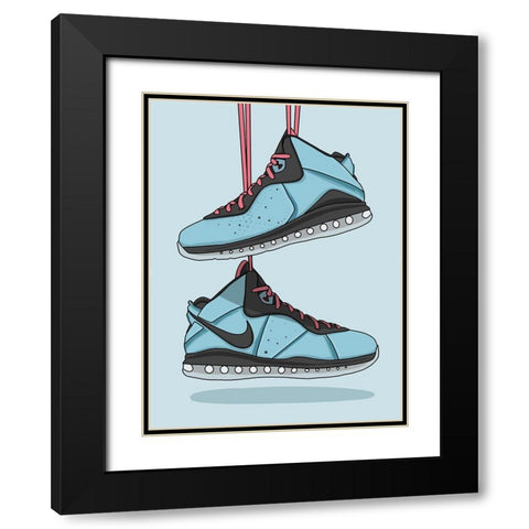 Game Ready Black Modern Wood Framed Art Print with Double Matting by Urban Road